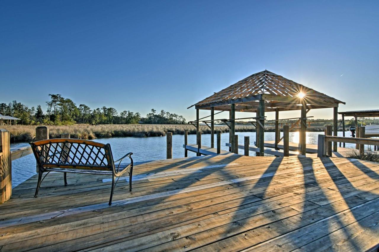 Gorgeous Ocean Springs Waterfront Home With Dock! Exteriör bild